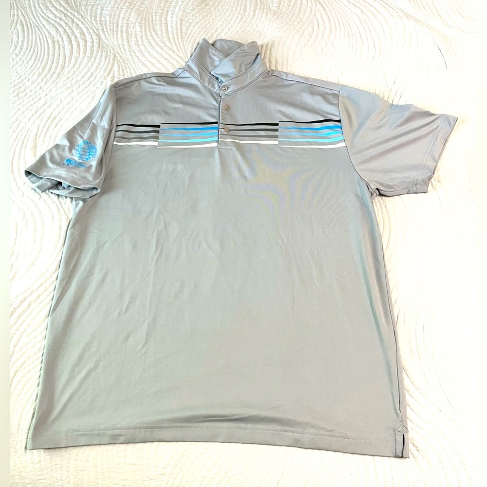 PGA World Golf Championship Cadillac Championship Gray Under Armour Polo Mens XL